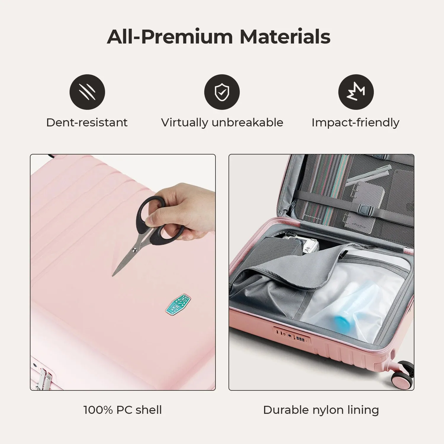 Getaway 20" Carry-On sold by Bagsmart product image thumbnail 4