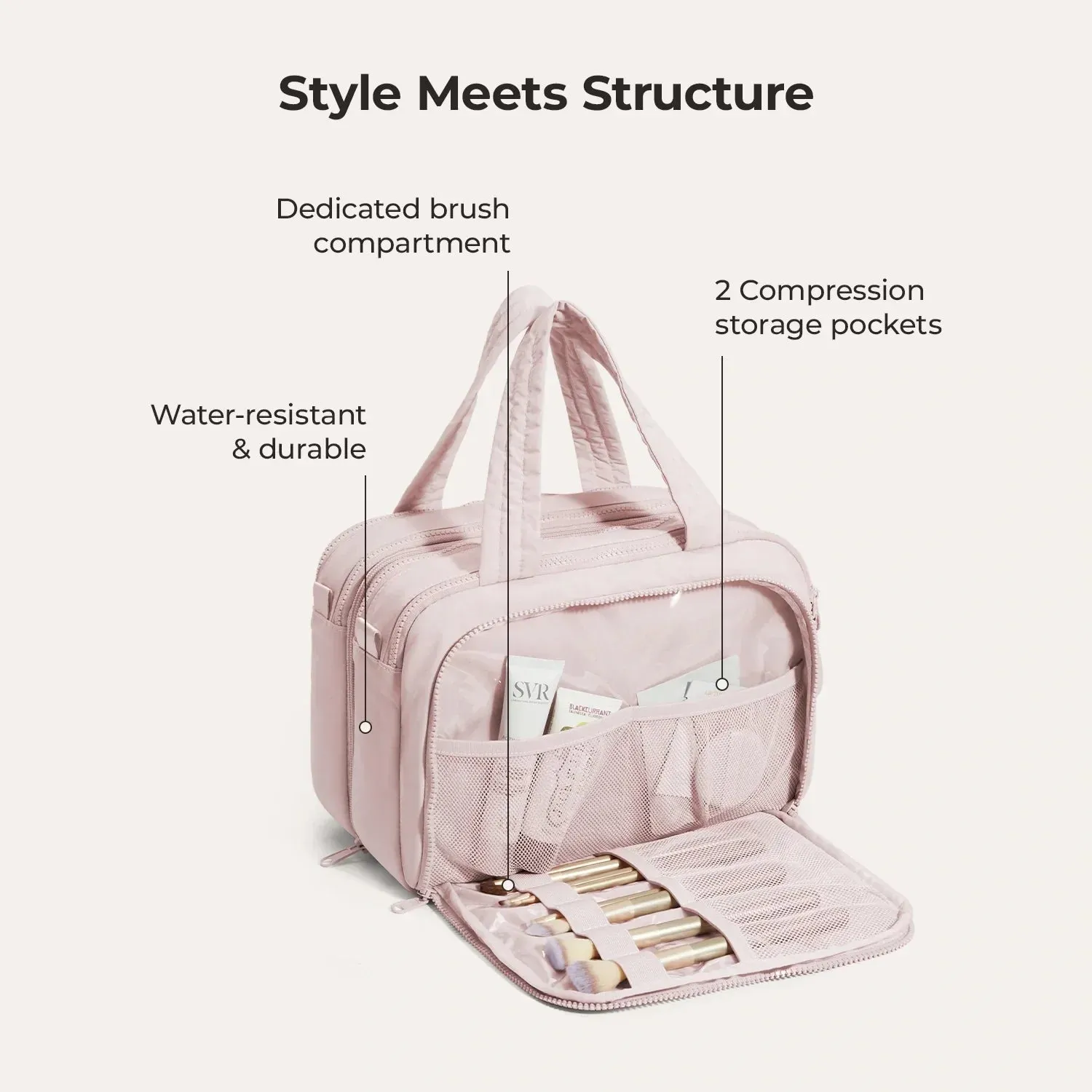 Crush Hanging Toiletry Bag sold by Bagsmart product image thumbnail 4