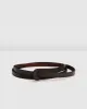 Tie The Knot Leather Belt - Espresso sold by Belle & Bloom
