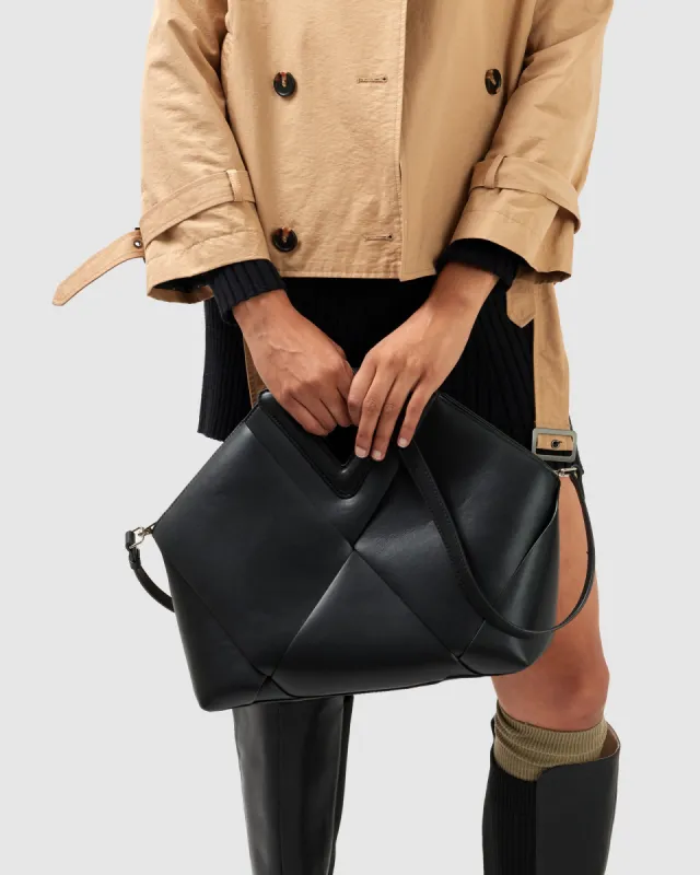 Love Locked Handbag - Black sold by Belle & Bloom