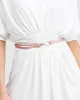 London Mood Leather Tie Belt - Pink sold by Belle & Bloom