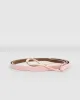 London Mood Leather Tie Belt - Pink sold by Belle & Bloom