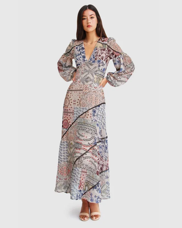 In Your Dreams Maxi Dress - Beige sold by Belle & Bloom