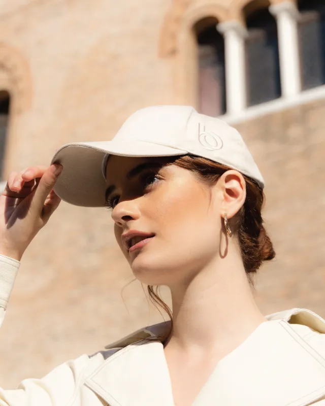 Belle Baseball Cap - Sand sold by Belle & Bloom