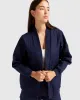 Over It Quilted Bomber - Navy sold by Belle & Bloom