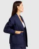 Over It Quilted Bomber - Navy sold by Belle & Bloom