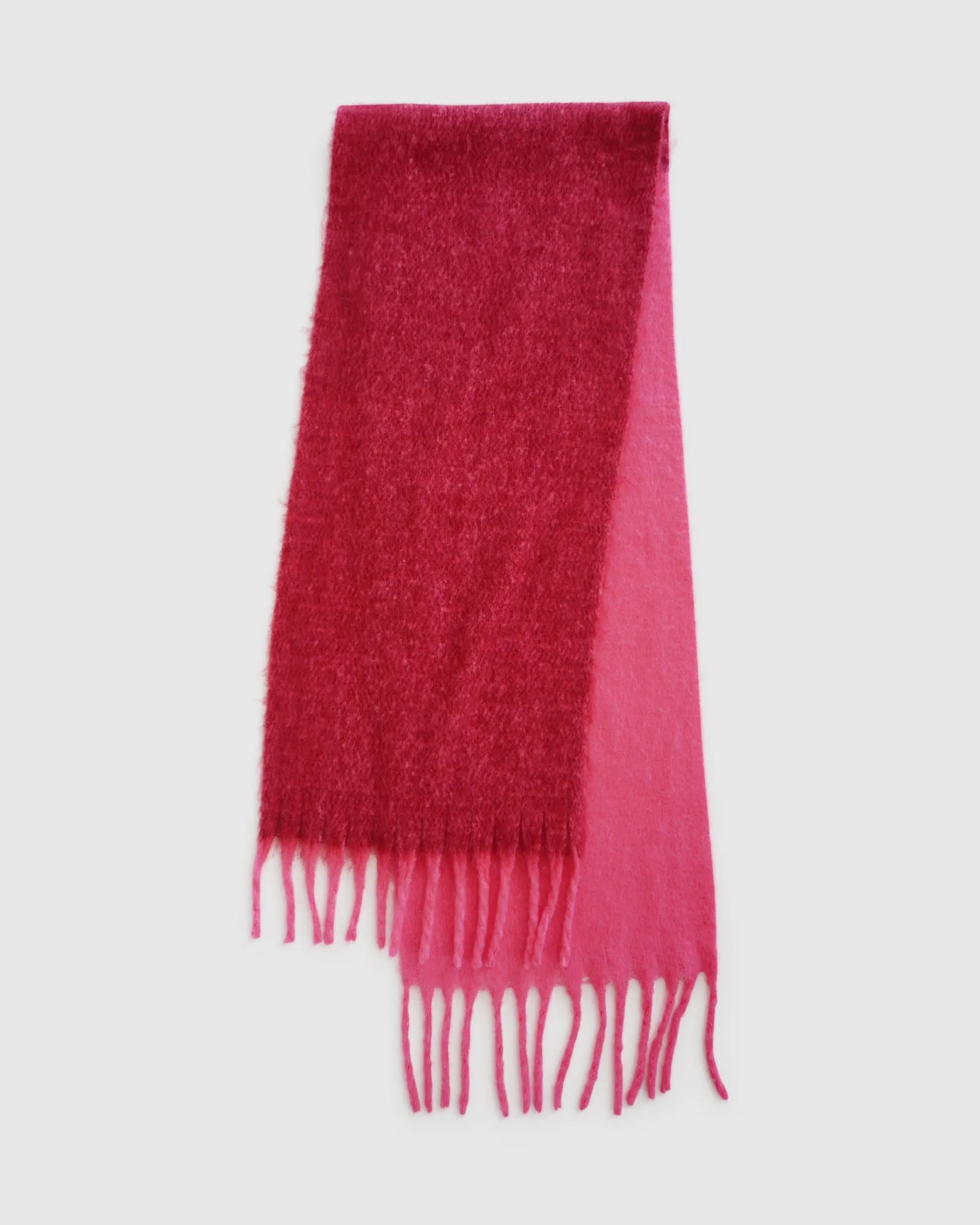 Wasted Love Two-toned Scarf - pink/red sold by Belle & Bloom product image thumbnail 5