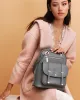 5th Ave Leather Backpack - Ash sold by Belle & Bloom