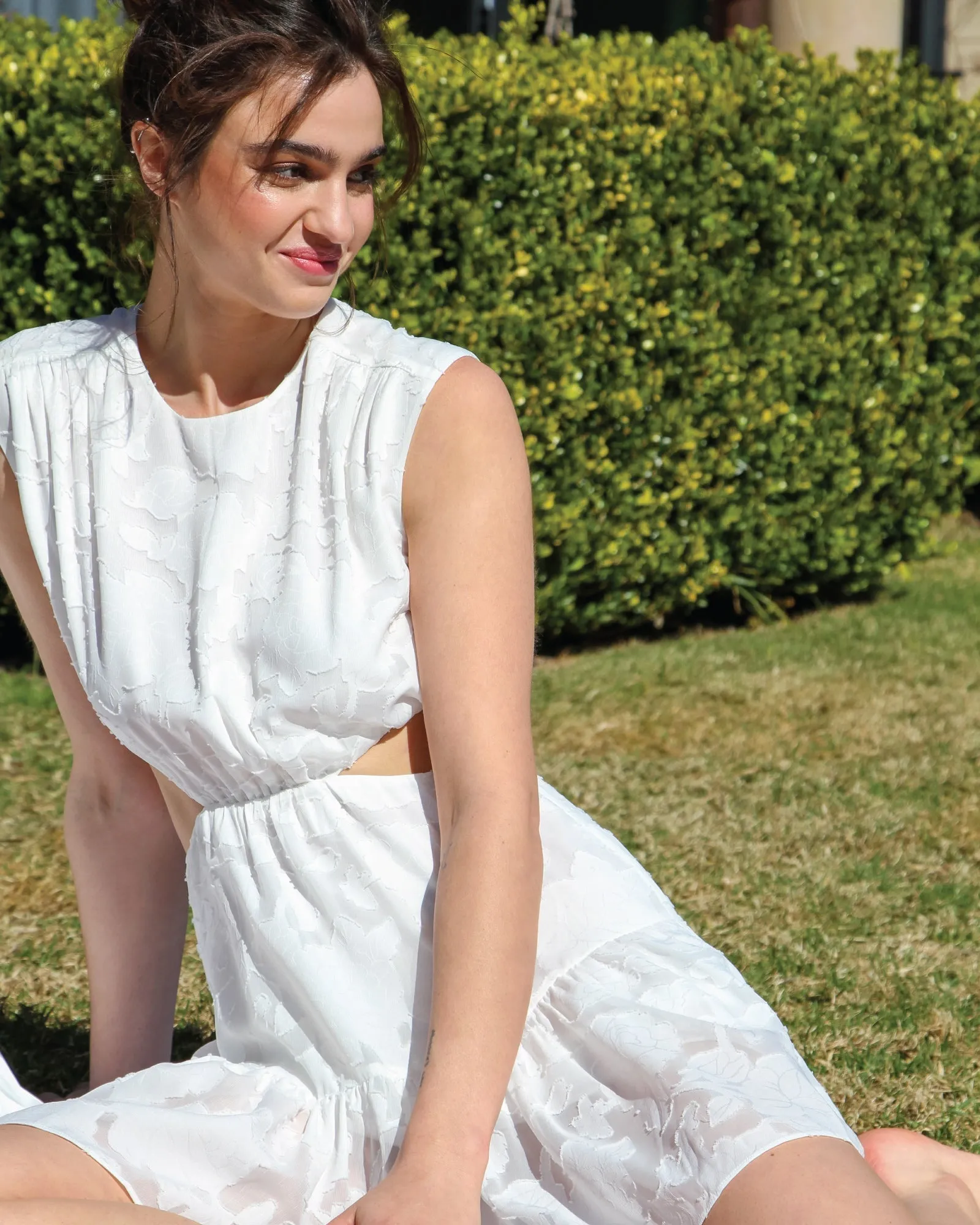 Lovesick Mini Dress - White sold by Belle & Bloom