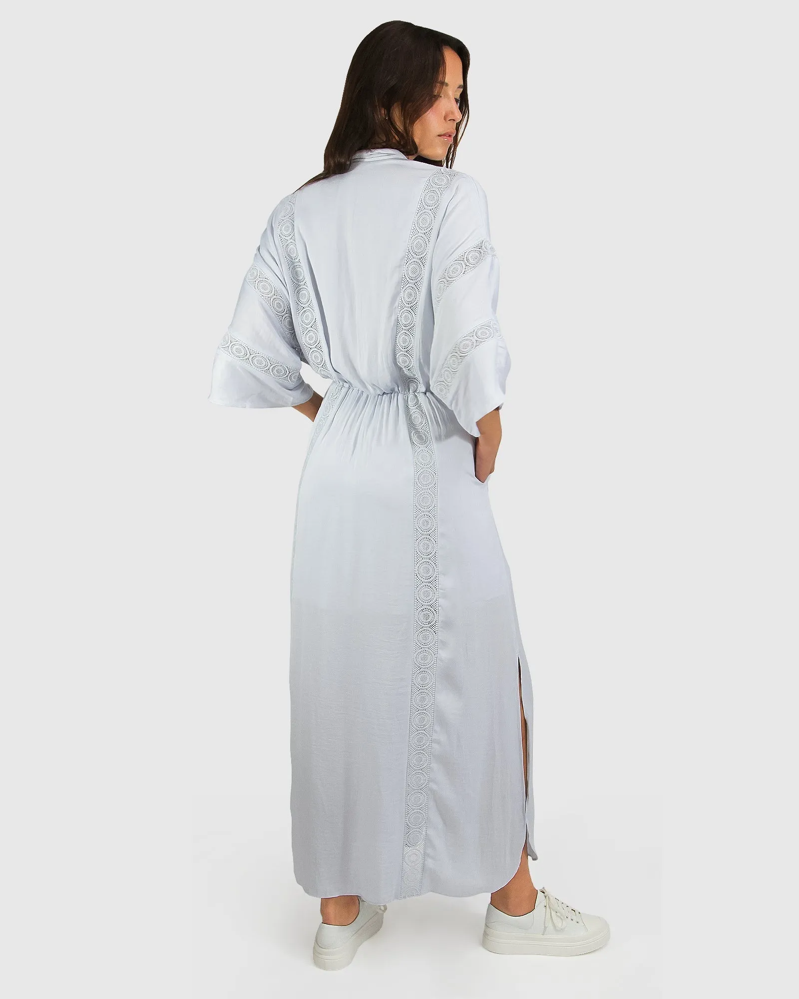 Hideaway Maxi Dress - Light Blue sold by Belle & Bloom product image thumbnail 5