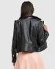 Just Friends Leather Jacket - Black sold by Belle & Bloom
