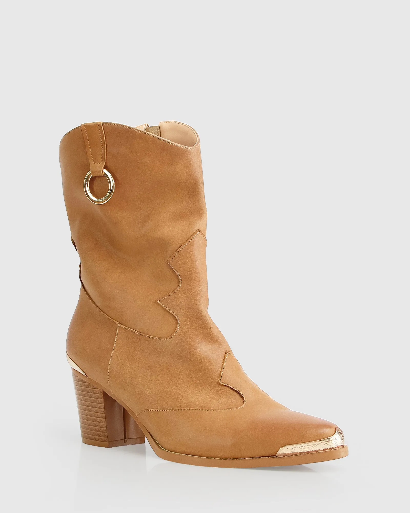 Dallas Western Boot - Tan sold by Belle & Bloom product image thumbnail 5