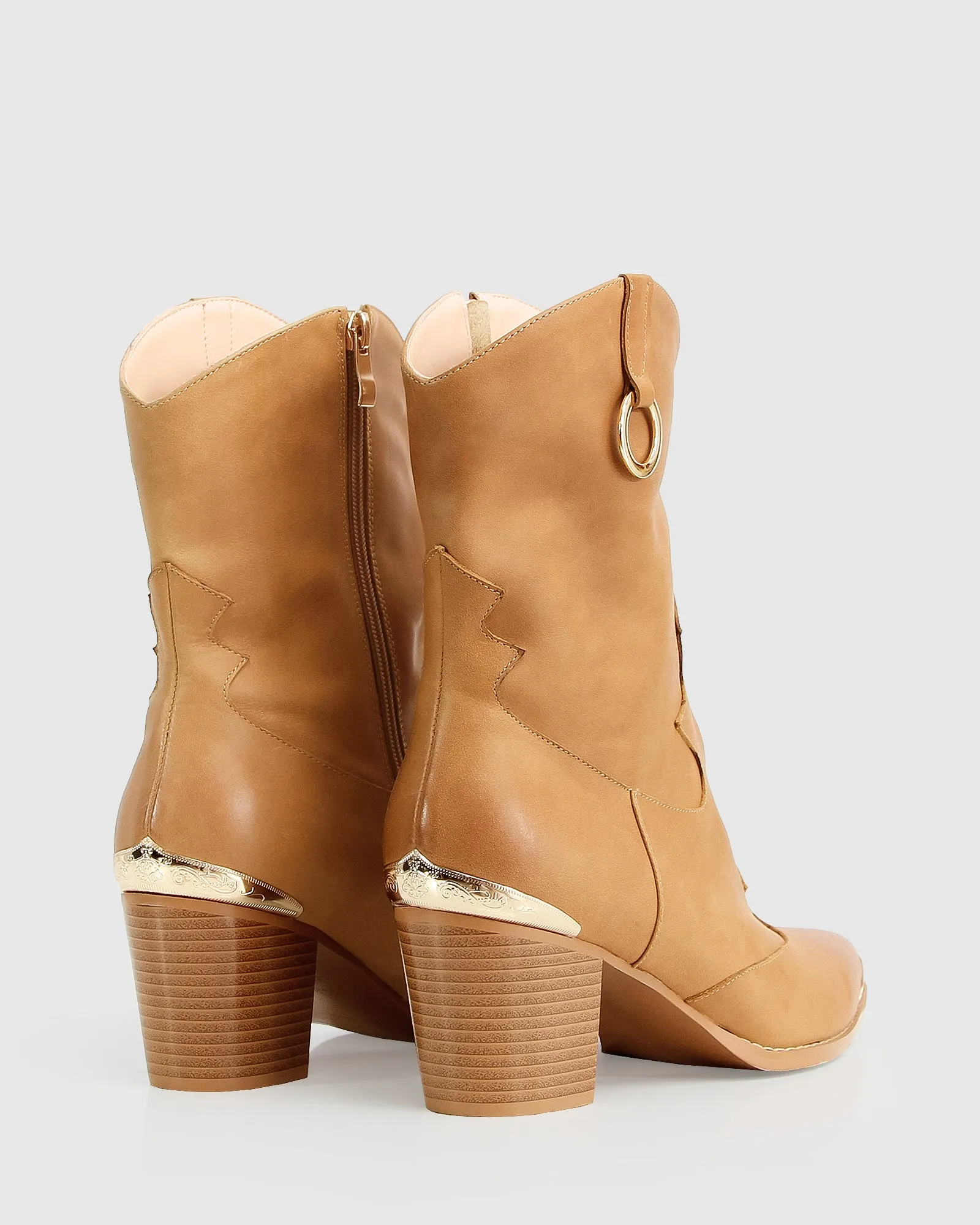 Dallas Western Boot - Tan sold by Belle & Bloom product image thumbnail 4
