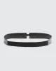 London Fog Leather Waist Belt - Black sold by Belle & Bloom