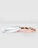 Leather Tie Belt 2 pack - Pink / White sold by Belle & Bloom