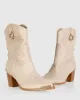 Dallas Western Boot - Stone sold by Belle & Bloom
