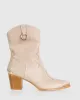 Dallas Western Boot - Stone sold by Belle & Bloom