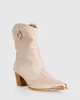Dallas Western Boot - Stone sold by Belle & Bloom
