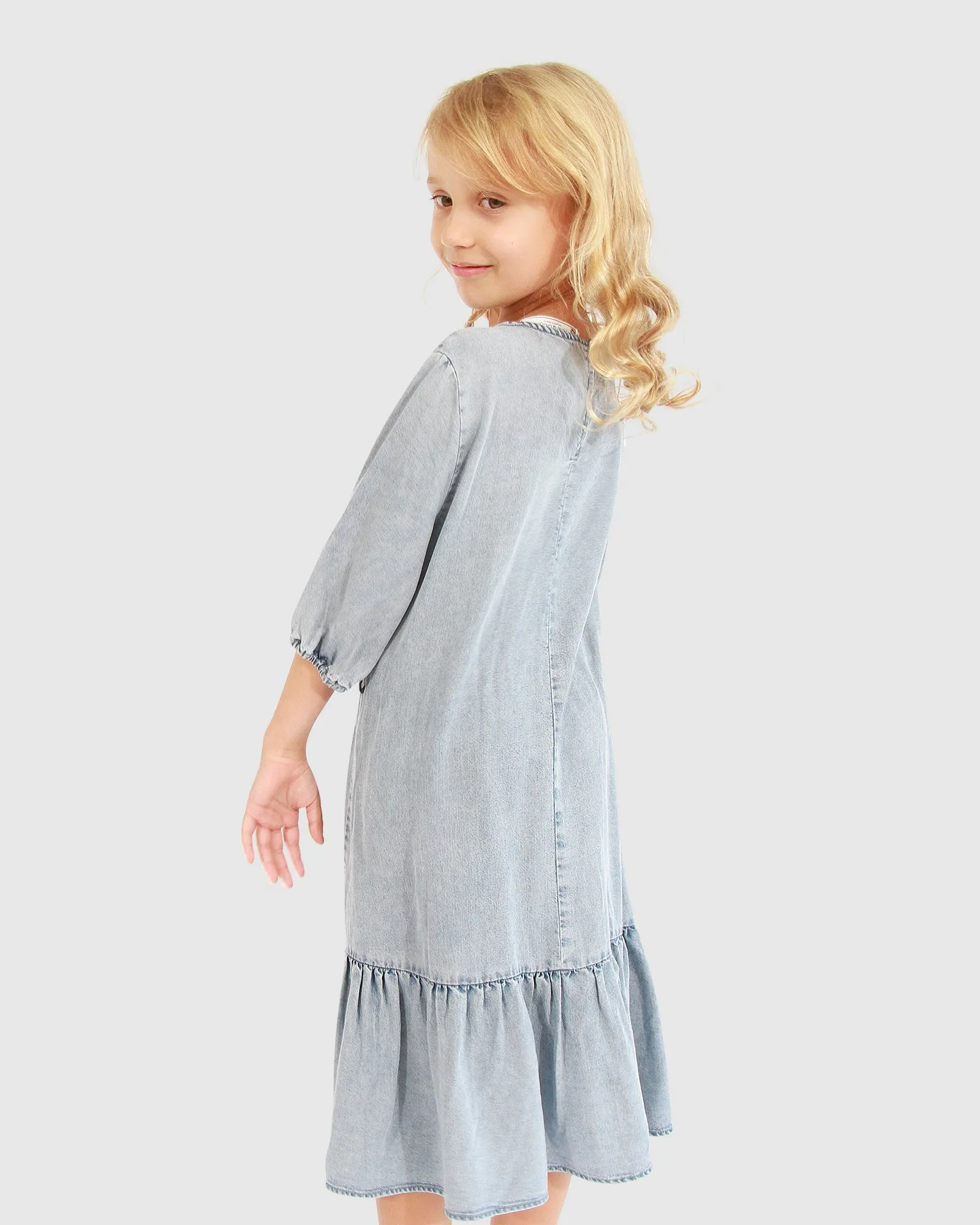Pure Love Dress - Mid Denim sold by Belle & Bloom product image thumbnail 3