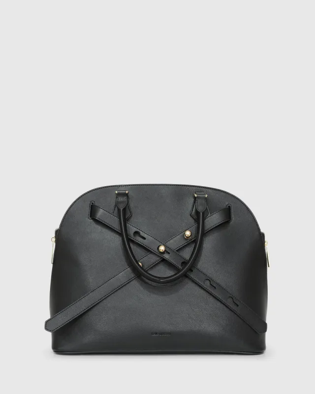 Tell Me Why Shoulder Bag - Black sold by Belle & Bloom