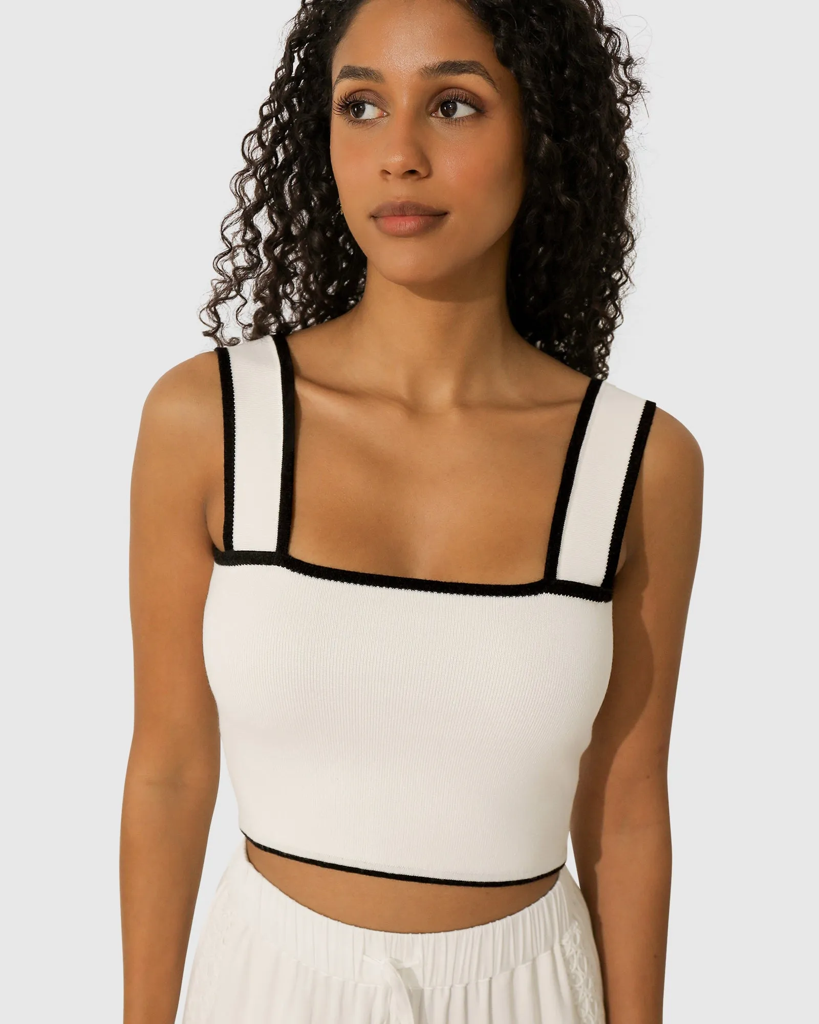 Forevermore Knitted Top - White sold by Belle & Bloom product image thumbnail 2