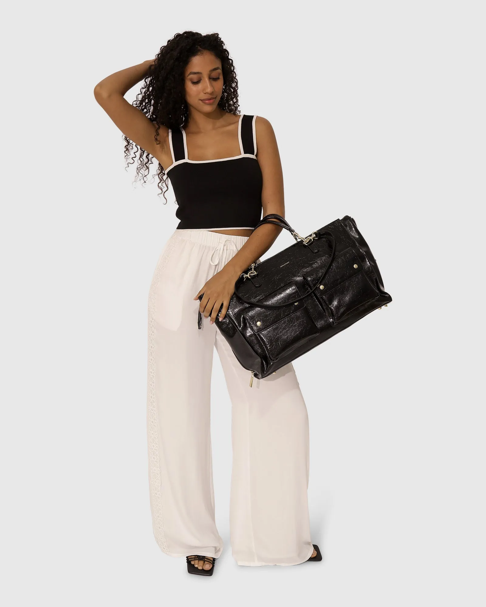 Forevermore Knitted Top - Black sold by Belle & Bloom product image thumbnail 5