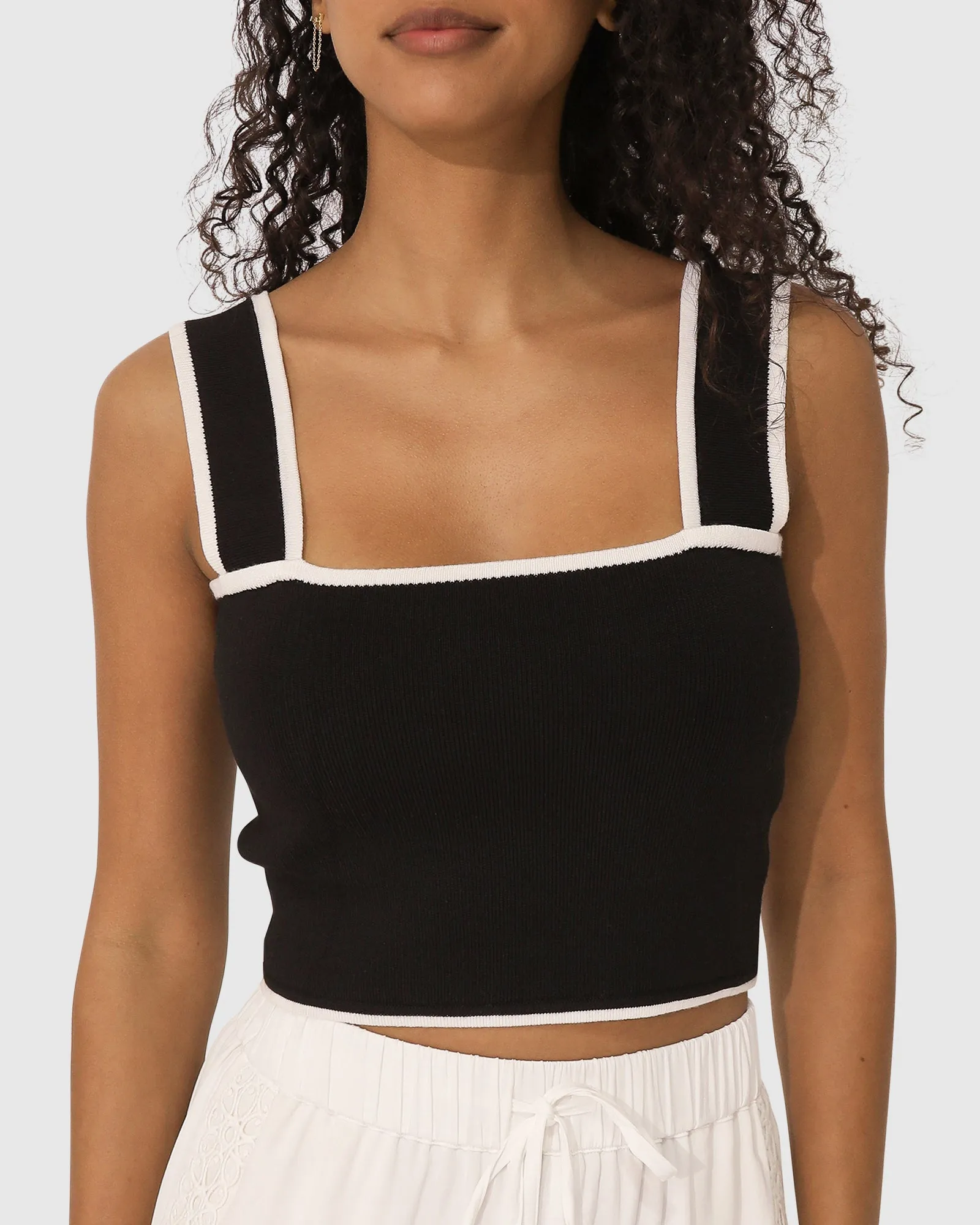 Forevermore Knitted Top - Black sold by Belle & Bloom product image thumbnail 2