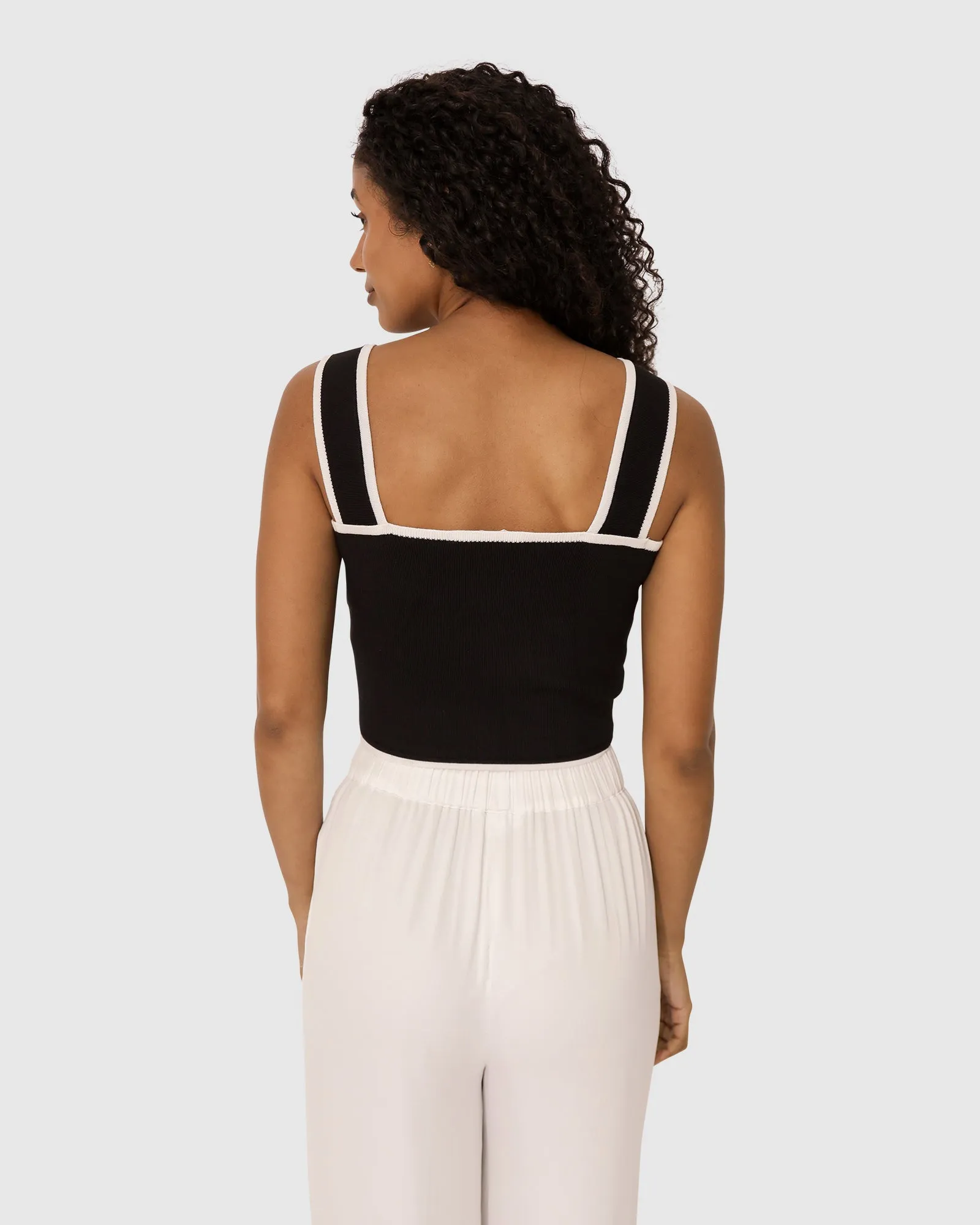 Forevermore Knitted Top - Black sold by Belle & Bloom product image thumbnail 4