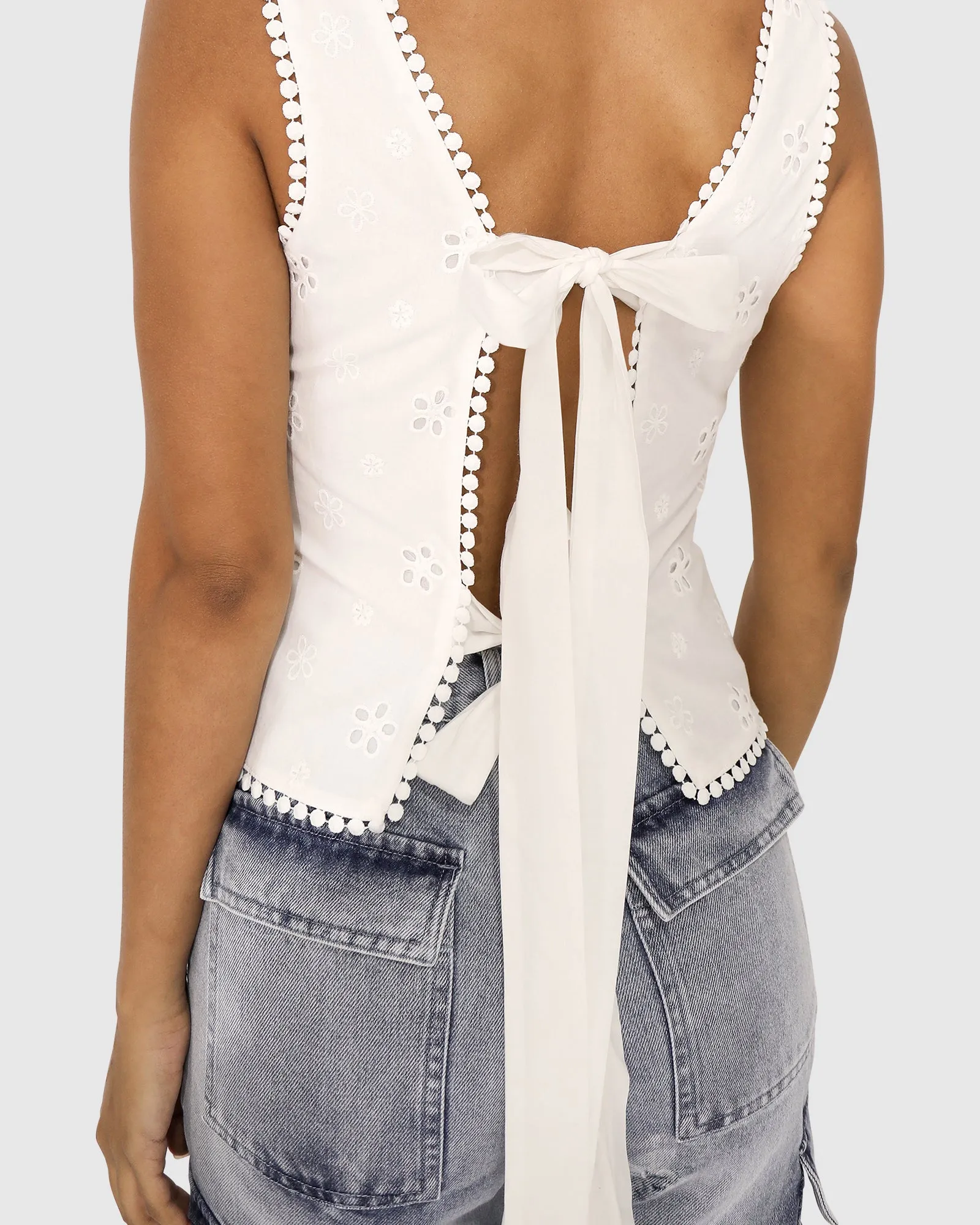 Lost In Your Love Top - White sold by Belle & Bloom product image thumbnail 2