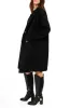 Amnesia Wool Blend Oversized Coat - Black sold by Belle & Bloom