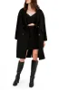 Amnesia Wool Blend Oversized Coat - Black sold by Belle & Bloom