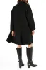 Amnesia Wool Blend Oversized Coat - Black sold by Belle & Bloom