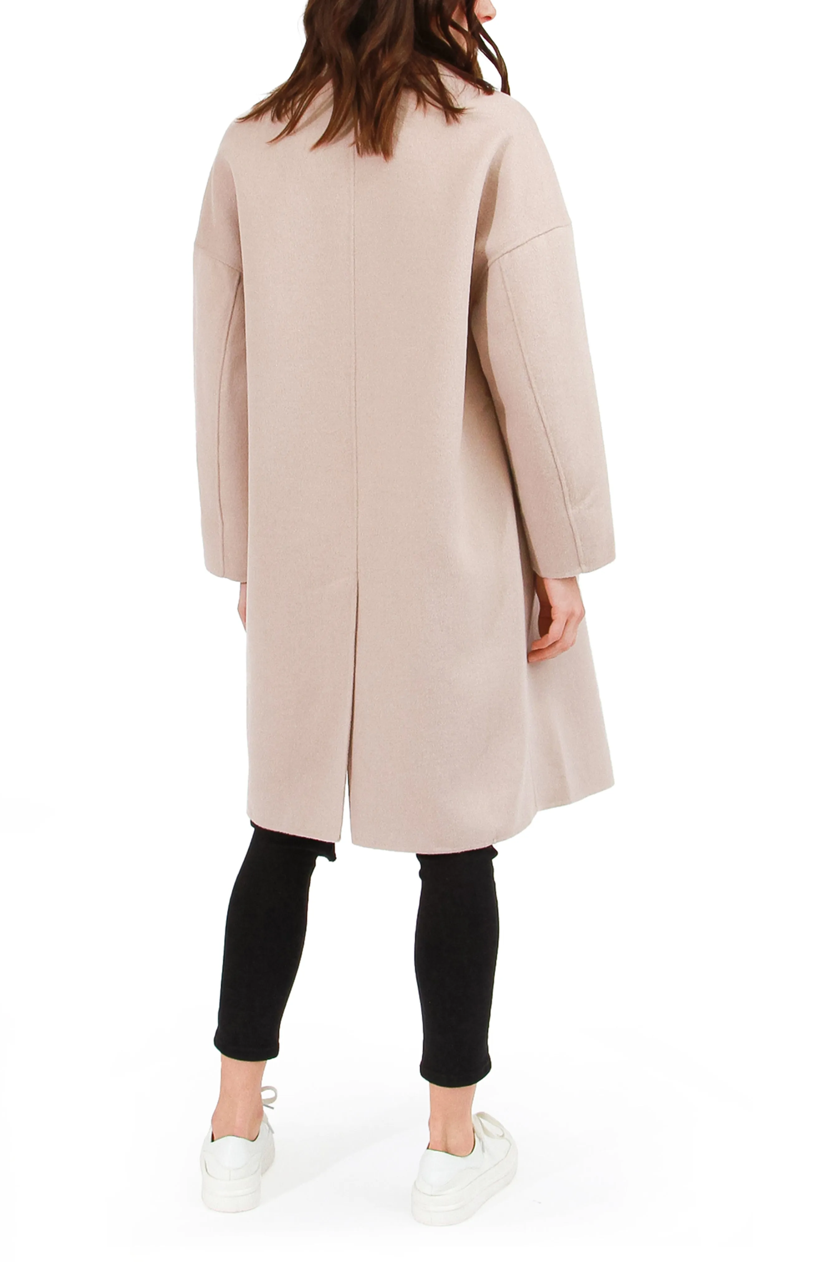 Amnesia Wool Blend Oversized Coat - Sand sold by Belle & Bloom product image thumbnail 2