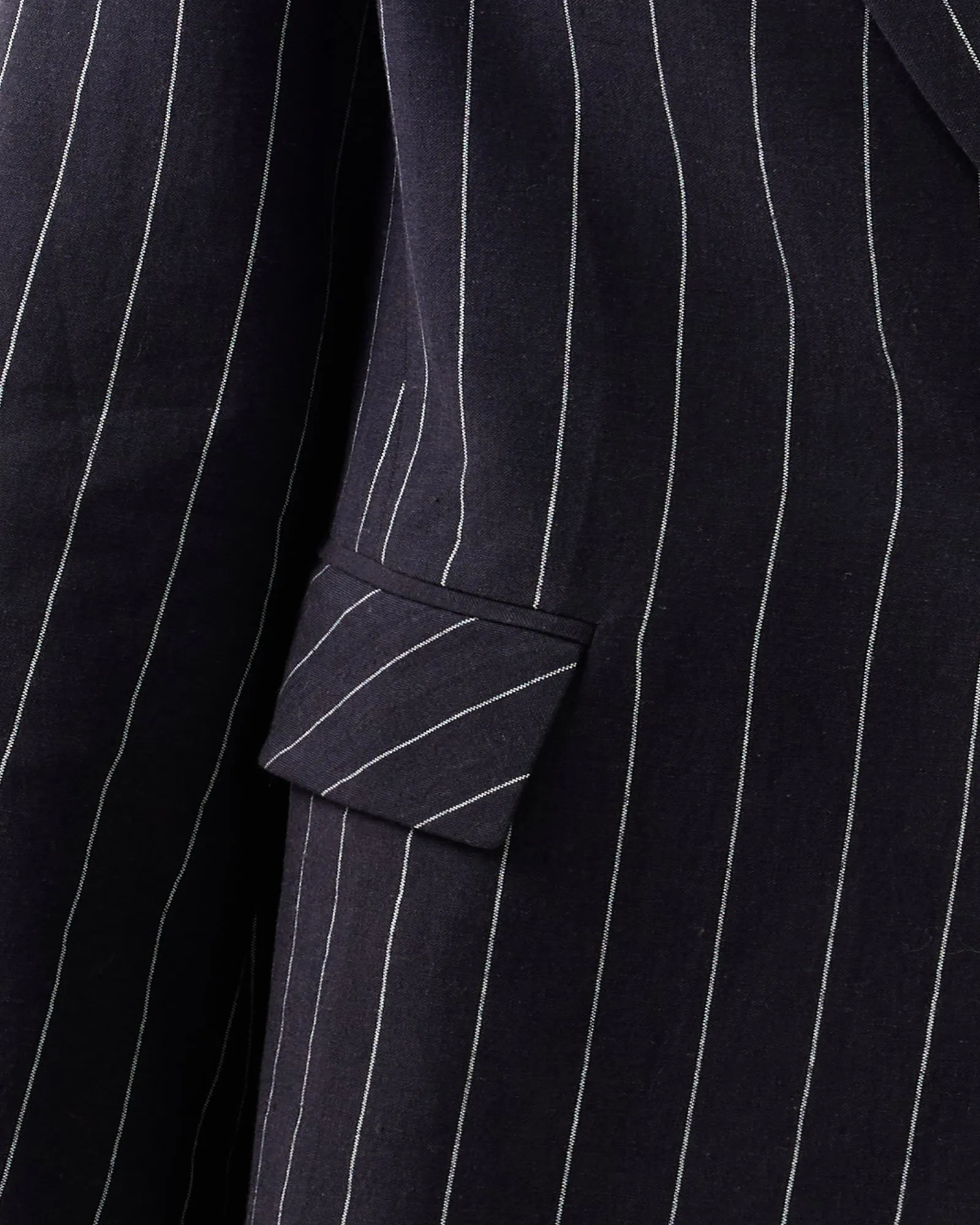 Love & Mercy Striped Blazer - Navy sold by Belle & Bloom product image thumbnail 3