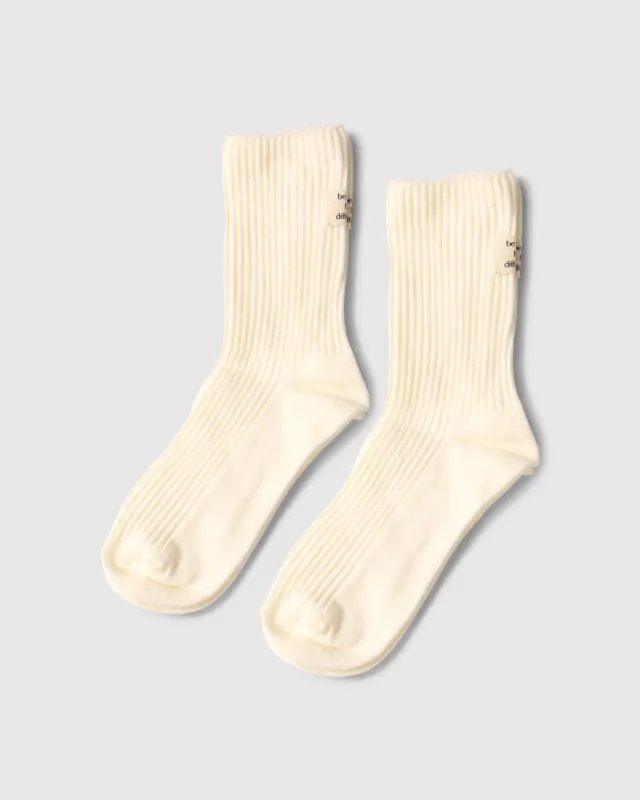 Beloved 2 Pack Socks - Cream sold by Belle & Bloom