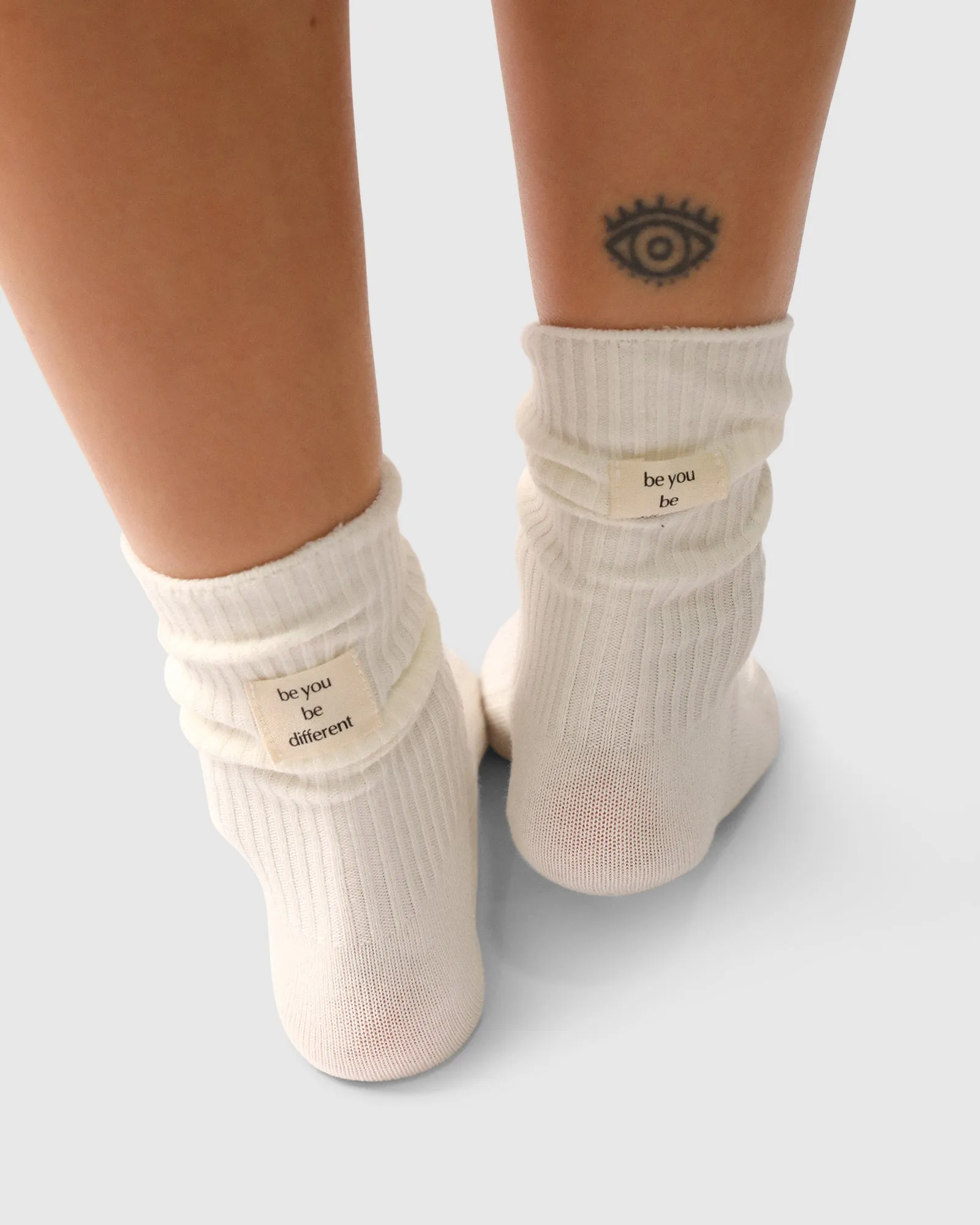 Beloved 2 Pack Socks - Cream sold by Belle & Bloom product image thumbnail 2