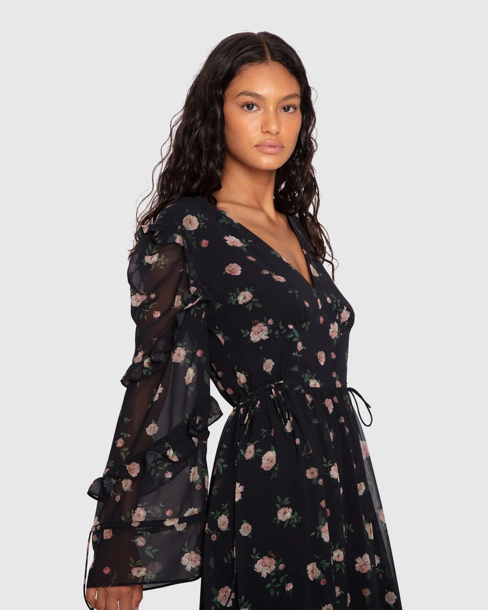 Come As You Are Floral Maxi Dress - Bloom Print sold by Belle & Bloom product image thumbnail 3