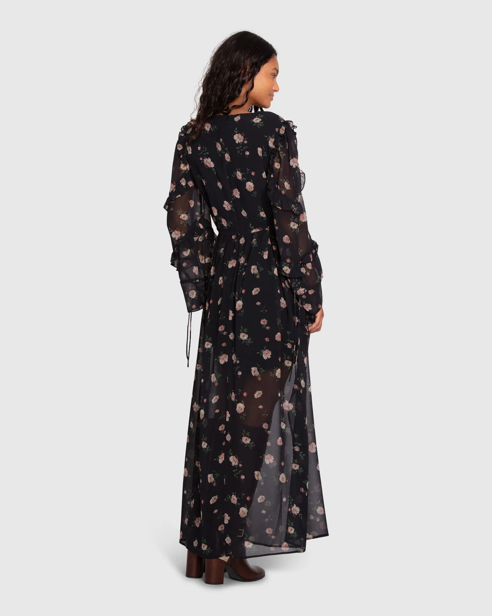 Come As You Are Floral Maxi Dress - Bloom Print sold by Belle & Bloom product image thumbnail 5