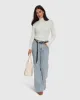Brooklyn Knitted Turtleneck - Ivory sold by Belle & Bloom