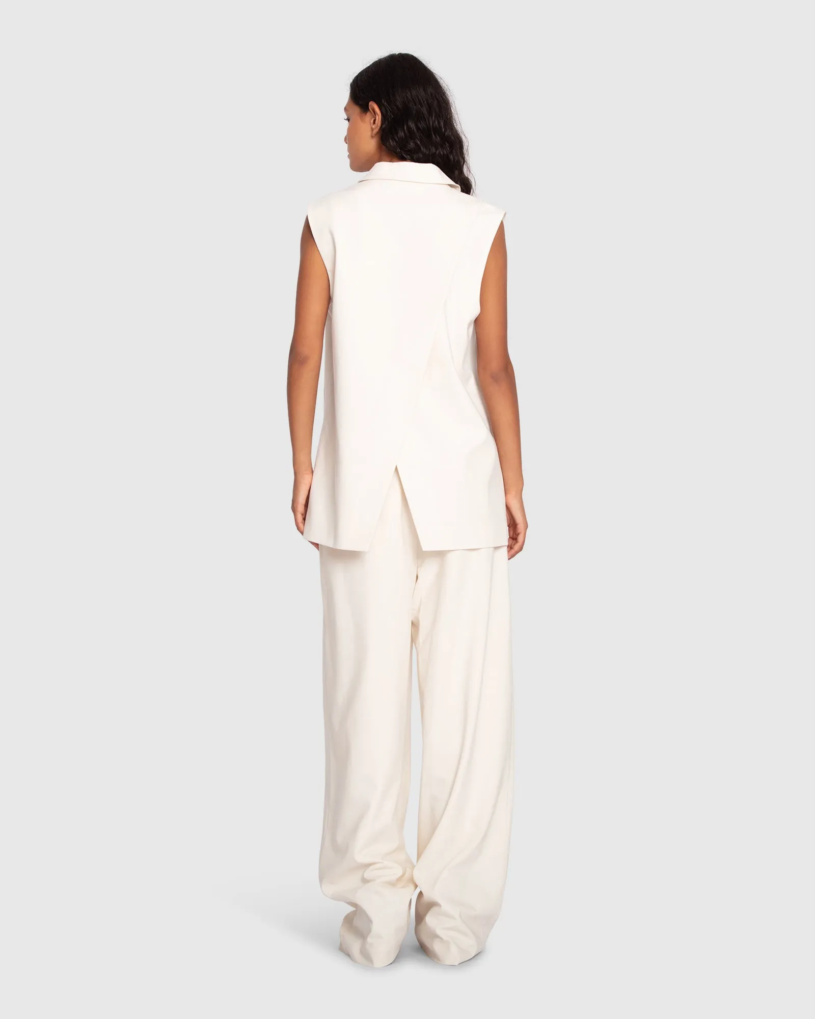 Make It Mine Vest - Cream sold by Belle & Bloom product image thumbnail 5