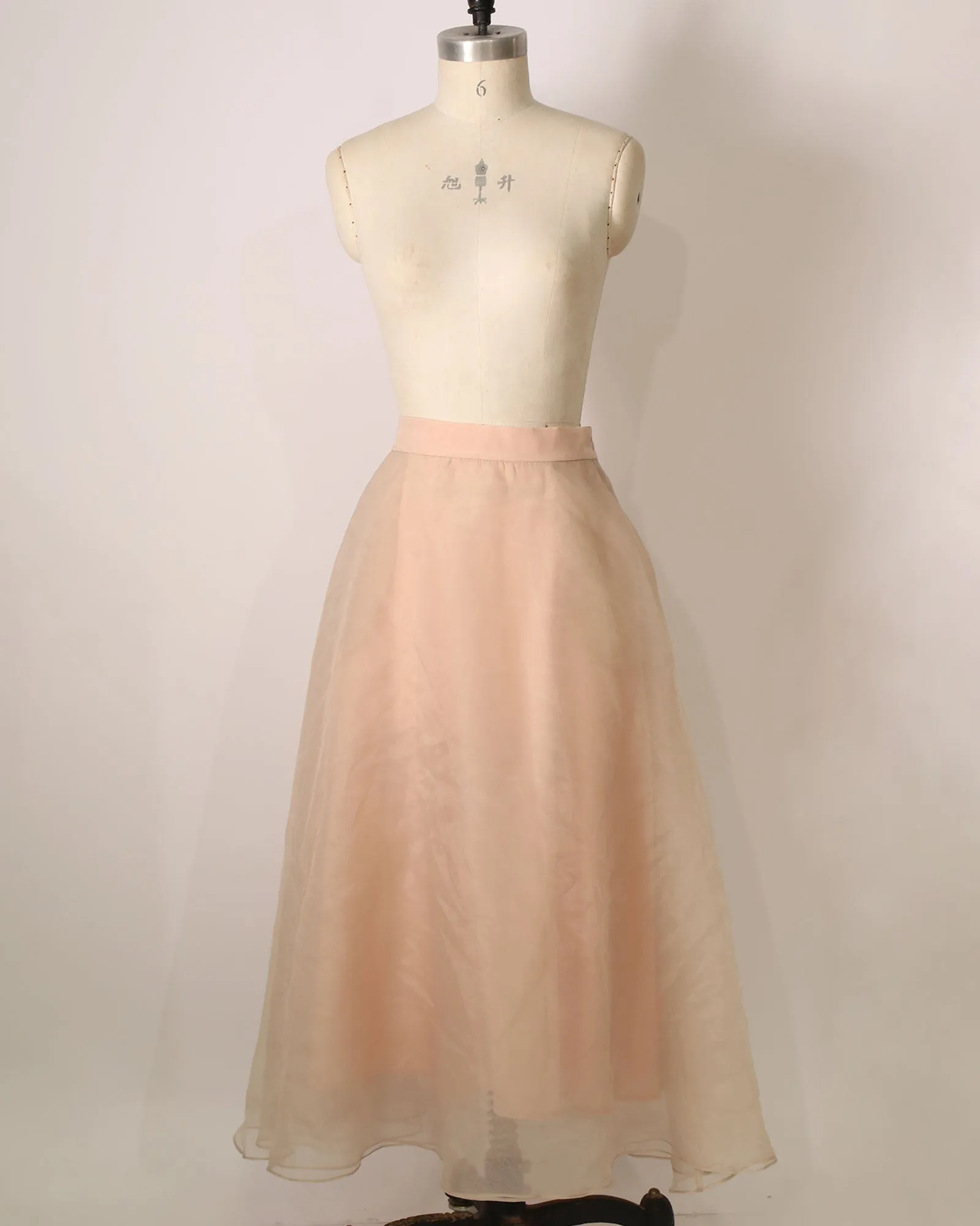 Lined Mesh Maxi Skirt - Pink sold by Belle & Bloom