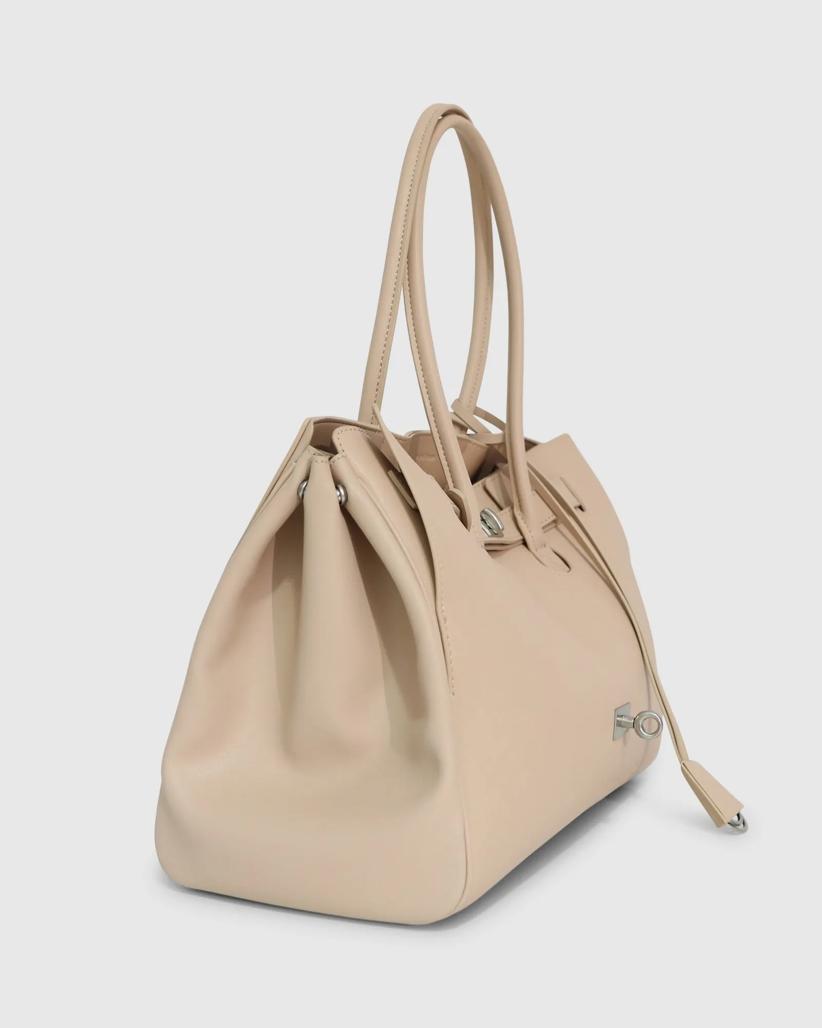 Rude Boy Large Leather Tote Bag - Tan sold by Belle & Bloom product image thumbnail 5
