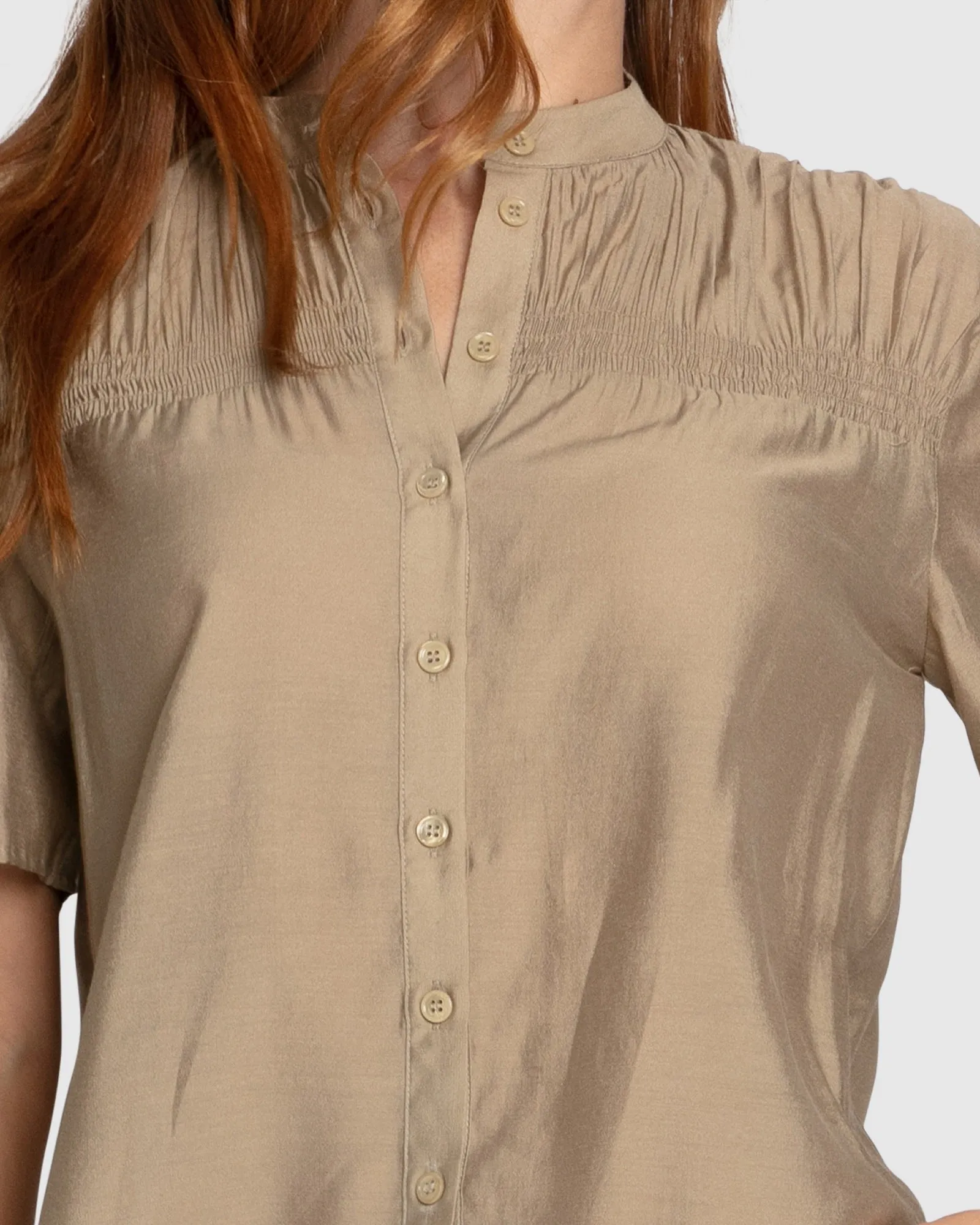 Honeylace Short Sleeve Blouse - Marigold sold by Belle & Bloom product image thumbnail 4