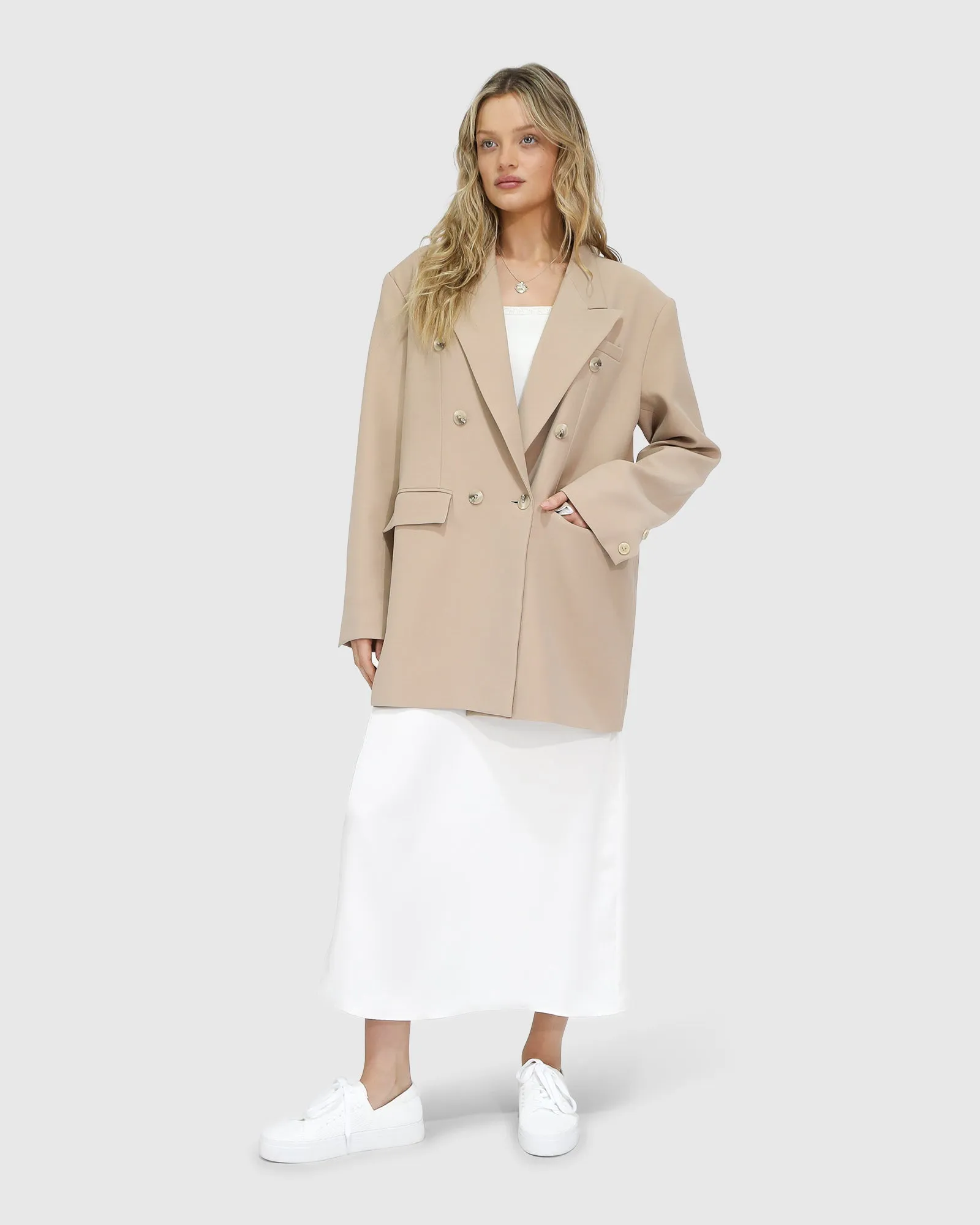 Found in the Wild Blazer - Nude sold by Belle & Bloom product image thumbnail 3