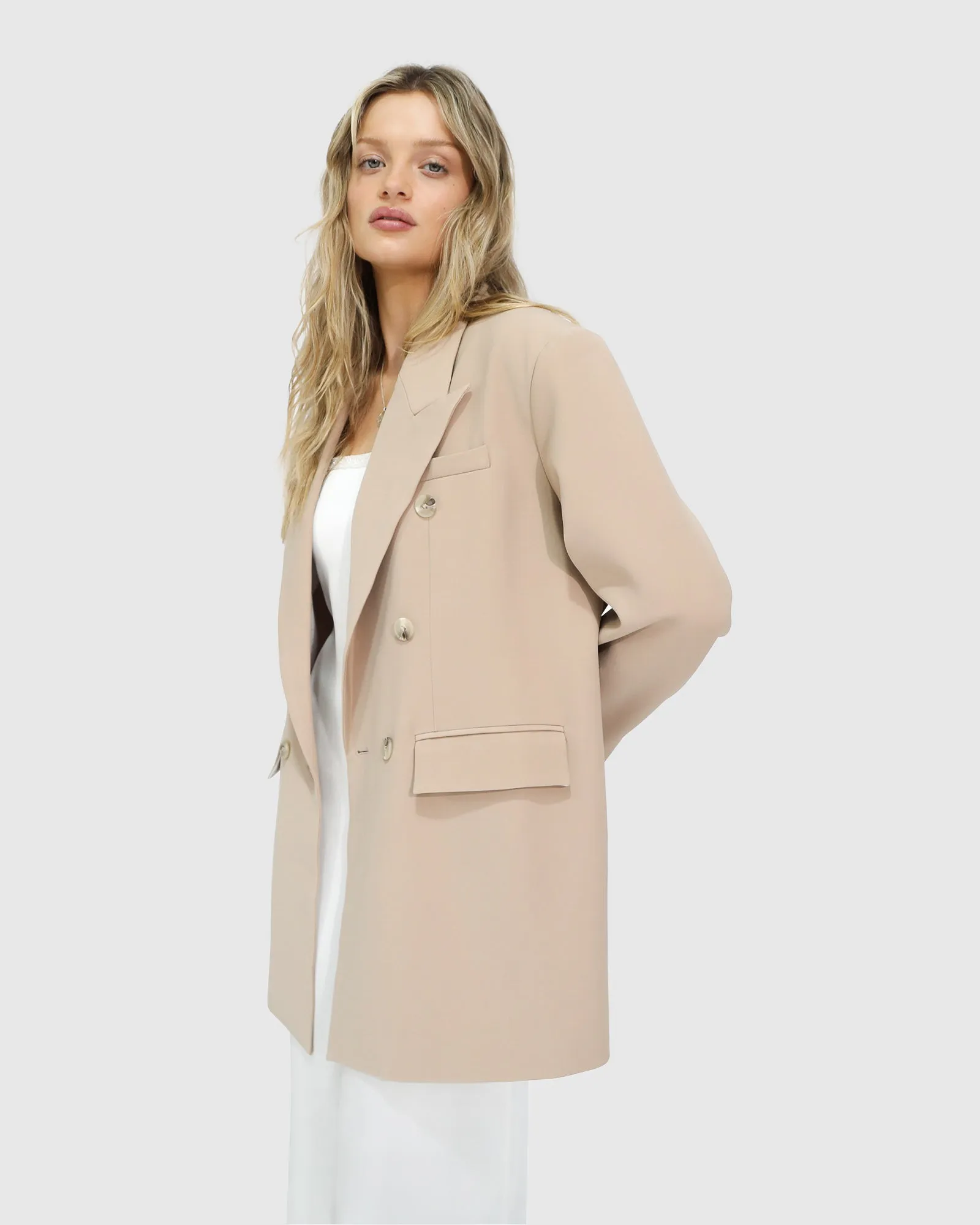 Found in the Wild Blazer - Nude sold by Belle & Bloom product image thumbnail 4