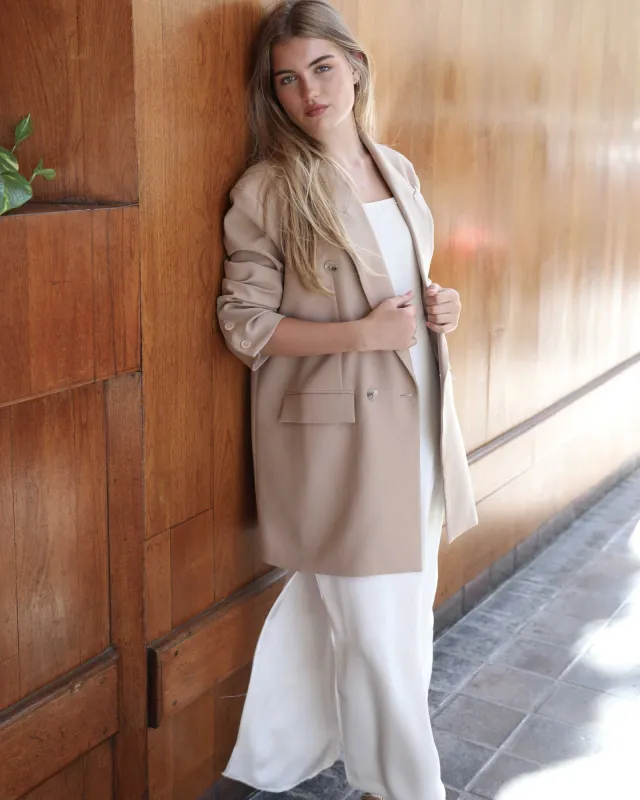 Found in the Wild Blazer - Nude sold by Belle & Bloom