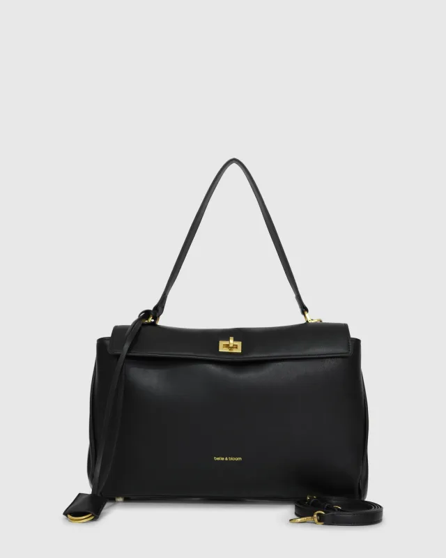 Lunette PU Bag - Black sold by Belle & Bloom