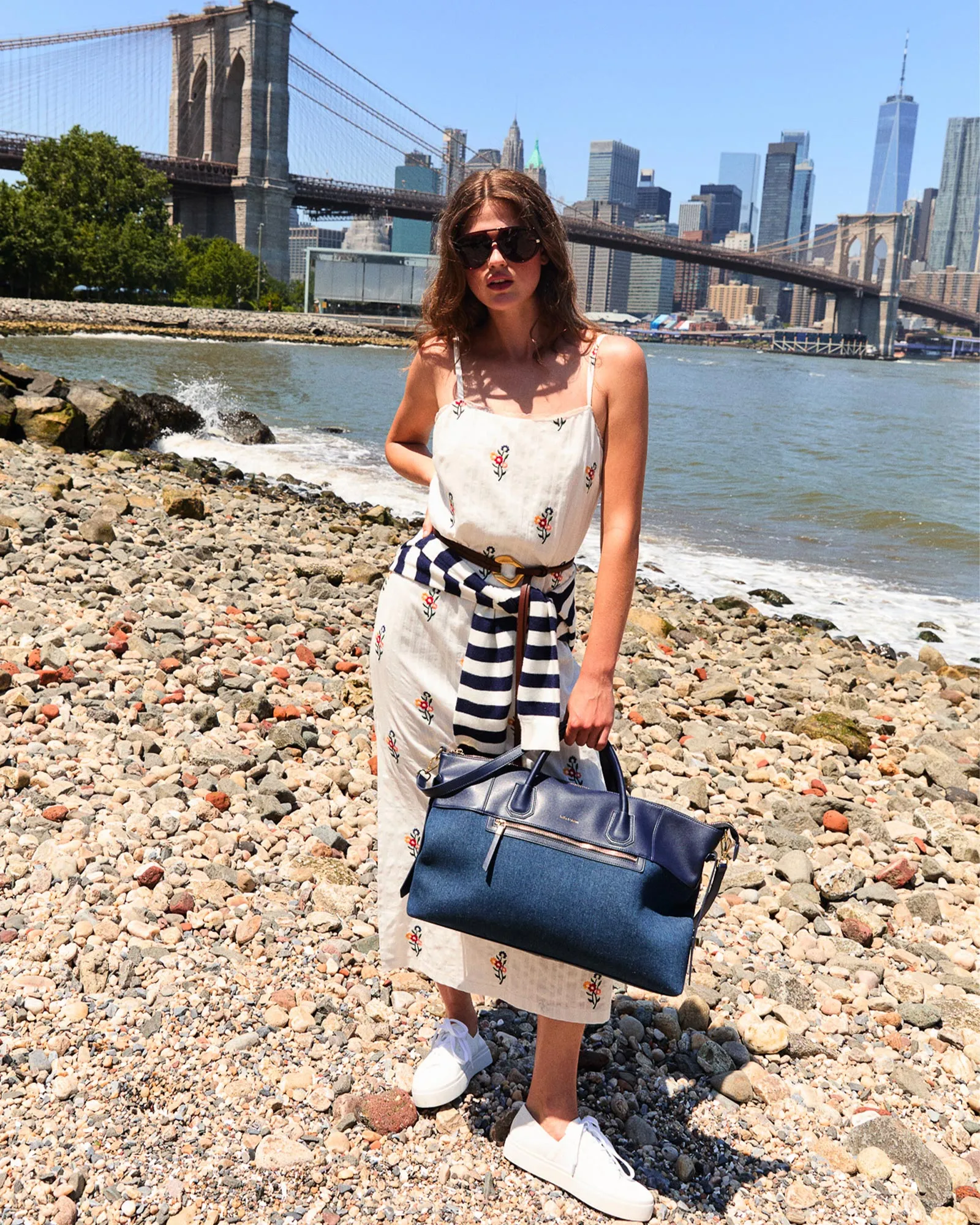 She Blooms Floral Midi Dress - White sold by Belle & Bloom product image thumbnail 5