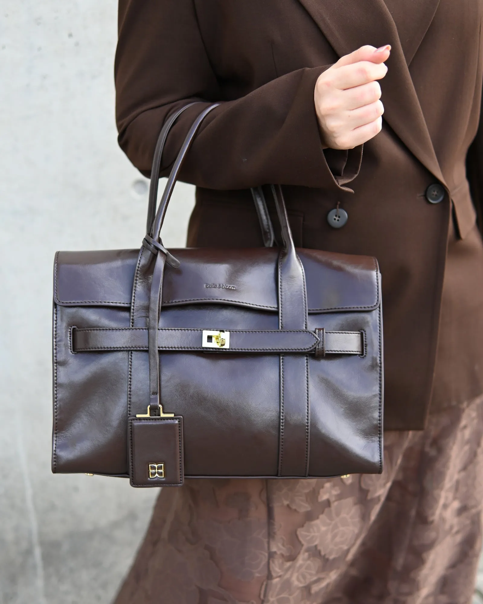 So What Tote Bag - Chocolate sold by Belle & Bloom