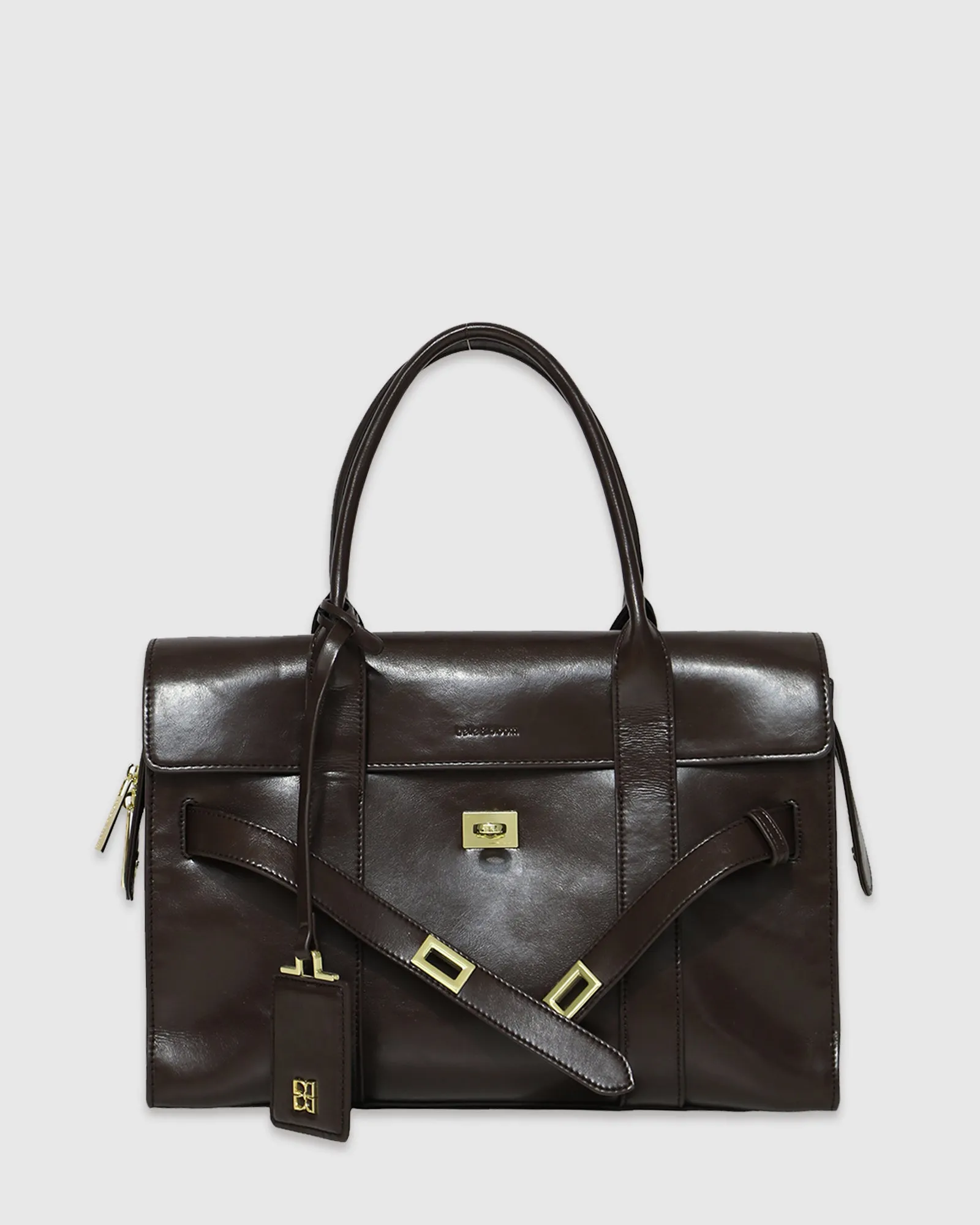 So What Tote Bag - Chocolate sold by Belle & Bloom product image thumbnail 4
